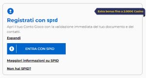 Accedi al tuo Conto di Gioco .